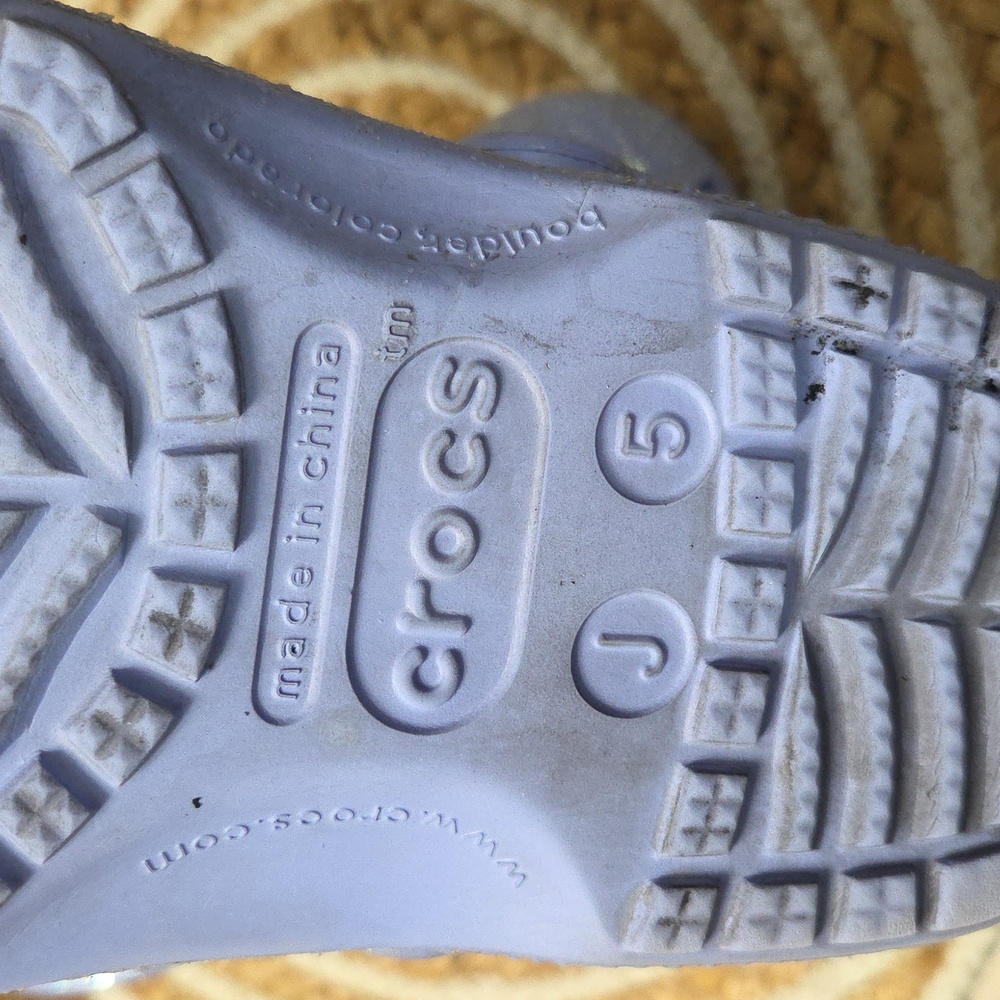 Crocs Iridescent Moon Jelly Classic Clogs - Picture 9 of 10